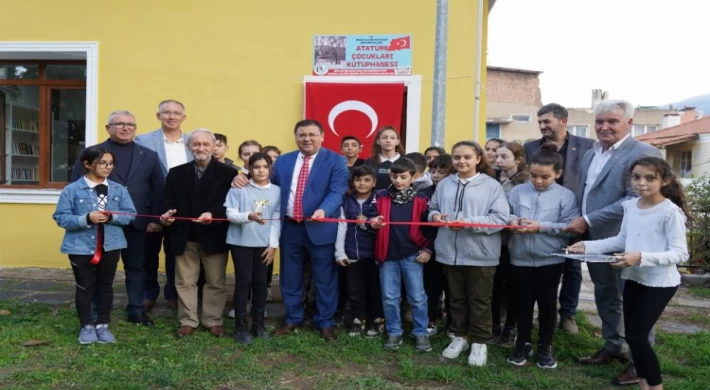 Atatürk Çocukları’ndan 49. kütüphane Milas’ta açıldı
