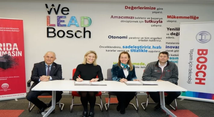 Bosch’tan Bursa’da 50 meslek lisesi öğrencisine TEV bursu
