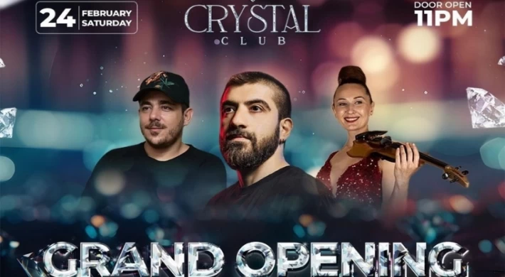 Kıbrıs'ın Yeni Eğlence Mekanı Crystal Club, Göz Kamaştırıcı Açılışına Hazır!