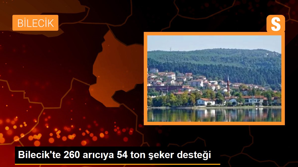 Bilecik'te 260 arıcıya 54 ton şeker desteği