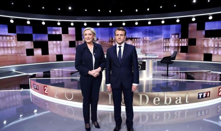 Macron ve Le Pen canlı yayında tartışacak