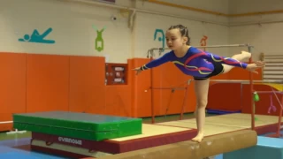 Minik cimnastikçi Elvan’ın hedefi olimpiyatlar